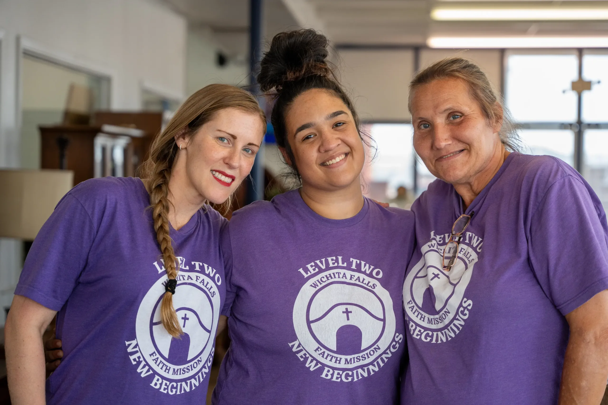 3 ladies from Faith Refuge