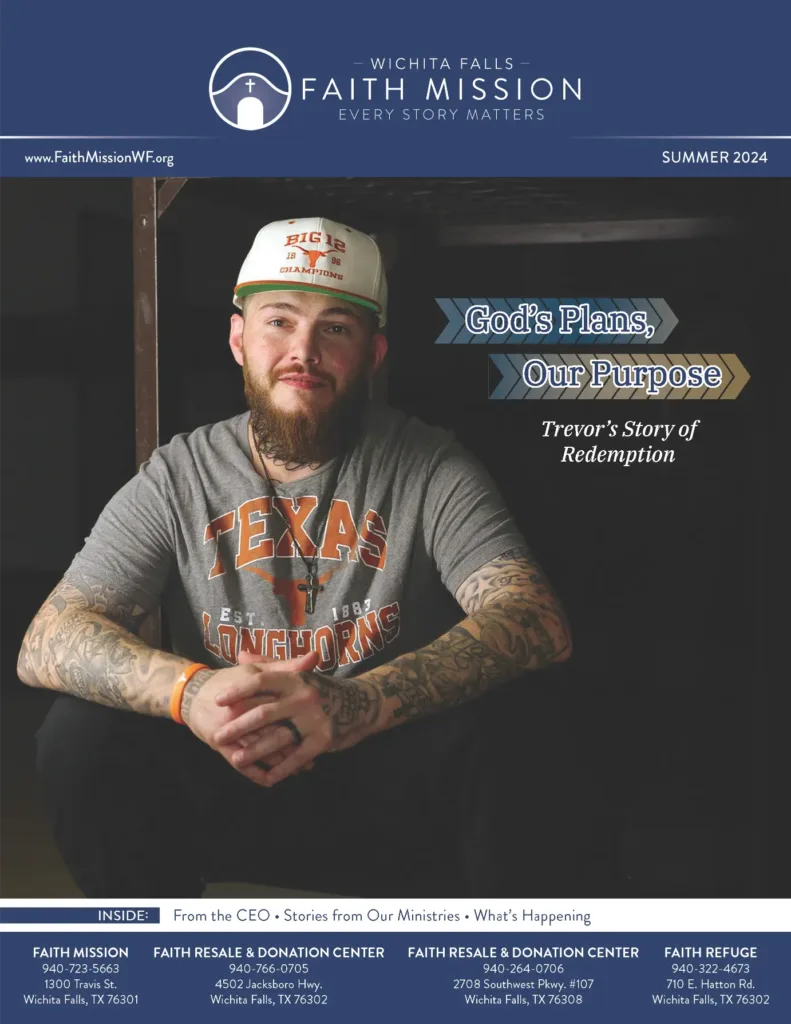 Cover photo of Trevor for newsletter